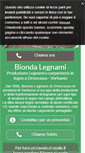 Mobile Screenshot of biondalegnami.net